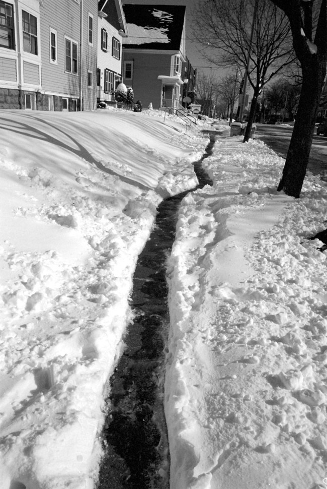 thin sidewalk