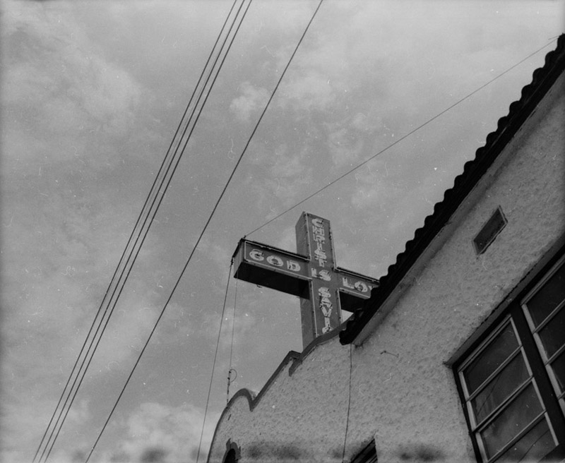 cross and wires