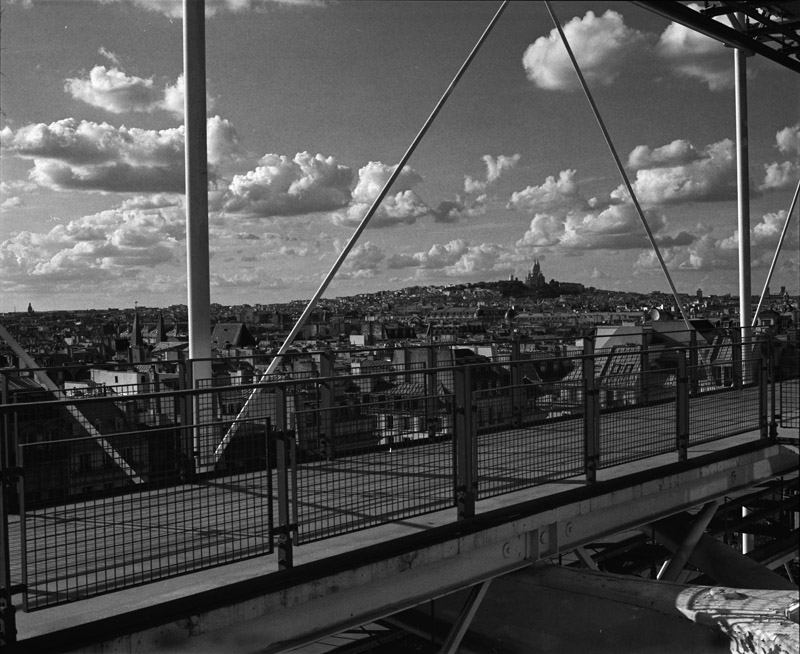 montmartre from centre pompidou