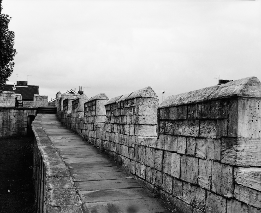 Walking Along the York Wall