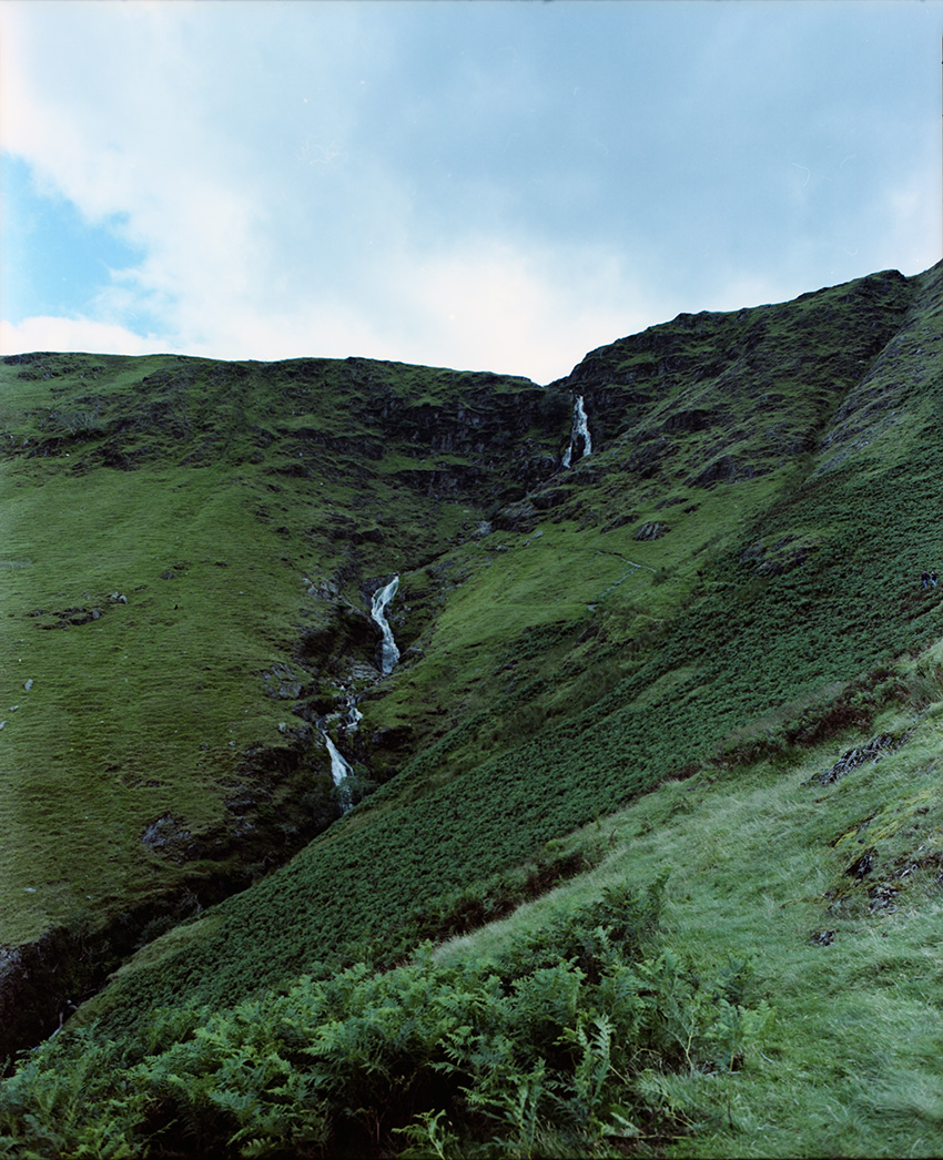 Lake District Waterfall in Color