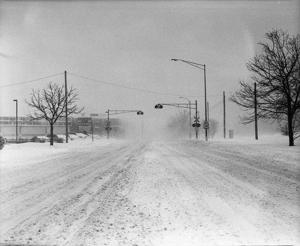 Another Empty Street in Blizzard