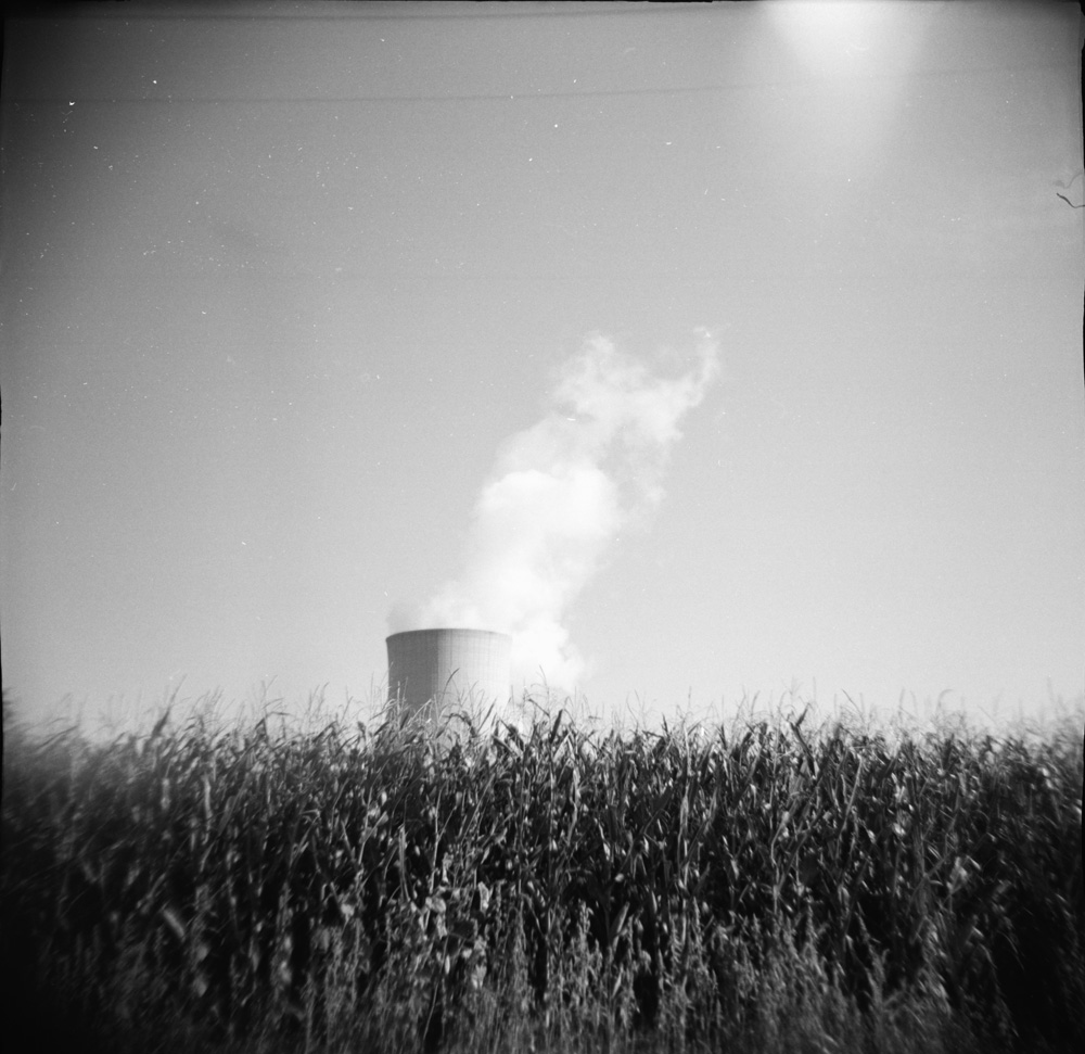 Cooling Tower and Cornfield