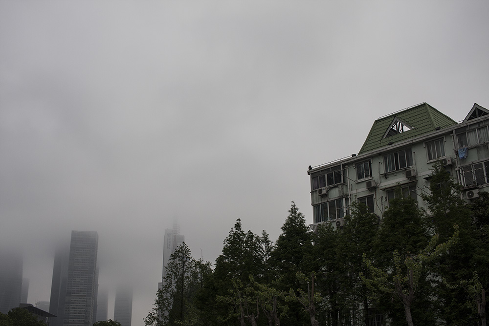 Pudong Covered in Fog